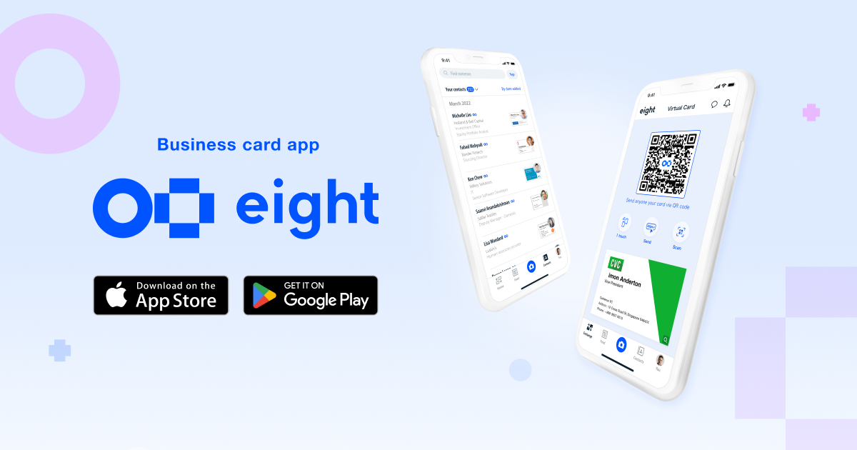 Eight Business card app